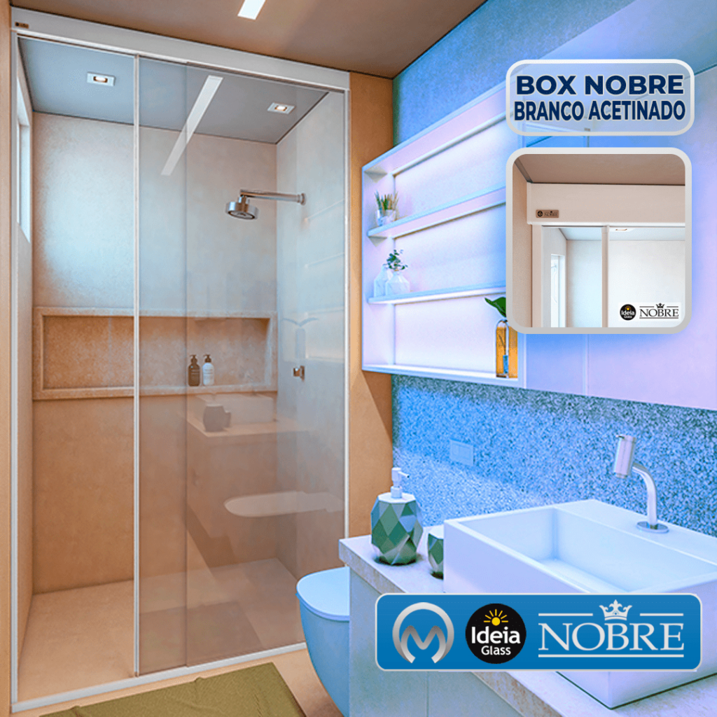 BOX NOBRE BRANCO ACETINADO IDEIA GLASS