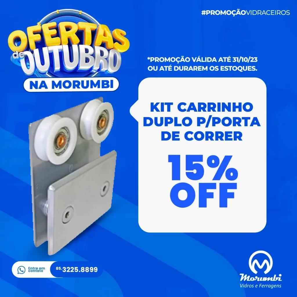 KIT CARRINHO - MORUMBI VIDROS E FERRAGENS (FEED)